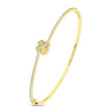 Yonca Figürlü Altın Kelepçe - 14K - 4.48gr