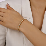 Tasarım Altın Kelepçe - 14K - 5.94gr