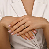 Tasarım Altın Yüzük - 14K - 1.65gr