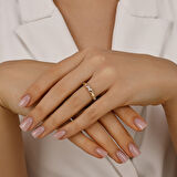 Tasarım Altın Yüzük - 14K - 2.08gr