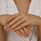 Tasarım Altın Yüzük - 14K - 2.00gr