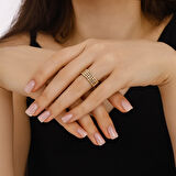 Tasarım Altın Yüzük - 14K - 3.78gr