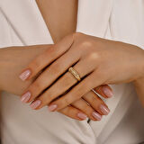 Tasarım Altın Yüzük - 14K - 2.75gr