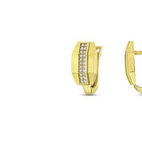 Taşlı Altın Küpe - 14K - 2.74gr