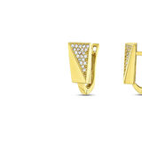 Tasarım Altın Küpe - 14K - 2.76gr