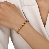 Tasarım Altın Bileklik - 14K - 6.35gr