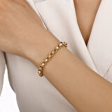 Tasarım Altın Bileklik - 14K - 6.28gr