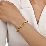 Altın Zincir Bileklik - 14K - 6.41gr