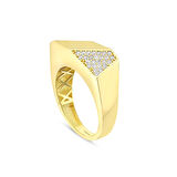 Taşlı Tasarım Altın Yüzük - 14K - 2.95gr