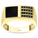 Altın Erkek Yüzük - 14K - 6.61gr