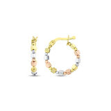 Altın Halka Küpe - 14K - 2.76gr