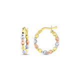 Altın Halka Küpe - 14K - 2.90gr