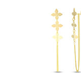 Tasarım Altın Küpe - 14K - 4.19gr