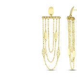 Tasarım Altın Küpe - 14K - 3.40gr