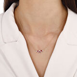 Tasarım Altın Kolye - 14K - 1.86gr