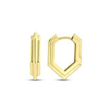 Tasarım Altın Küpe - 14K - 4.67gr