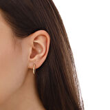 Altın Halka Küpe - 14K - 1.60gr