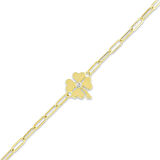 Şans Yonca Altın Bileklik - 14K - 2.24gr