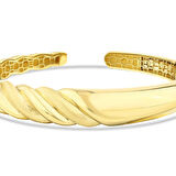 Tasarım Altın Kelepçe - 14K - 14.96gr