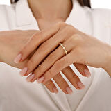 Altın Tasarım Yüzük - 14K