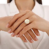 Altın Tasarım Yüzük - 14K