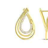 Tasarım Altın Küpe - 14K - 5.05gr