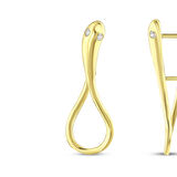 Tasarım Altın Küpe - 14K - 3.63gr