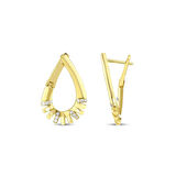 Tasarım Altın Küpe - 14K - 3.63gr