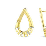 Tasarım Altın Küpe - 14K - 3.63gr