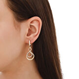 Tasarım Altın Küpe - 14K - 4.15gr