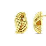 Tasarım Altın Küpe - 14K - 3.48gr