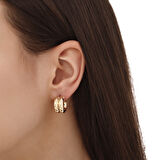 Tasarım Altın Küpe - 14K - 3.32gr