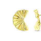 Tasarım Altın Küpe - 14K - 7.00gr