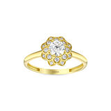 Altın Tektaş Yüzük - 14K