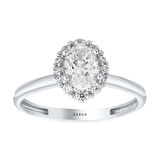 Taşlı Altın Yüzük - 14K - 2.36gr