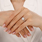 Altın Tektaş Yüzük - 14K - 2.75gr