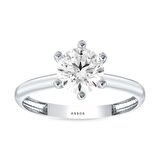 Altın Tektaş Yüzük - 14K - 1.95gr