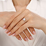 Altın Tektaş Yüzük - 14K - 2.83gr