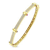 Altın Tasarım Kelepçe - 14K