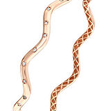 Altın Tasarım Kelepçe Bilezik - 14K