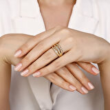 Altın Tasarım Yüzük - 14K