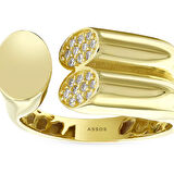 Altın Tasarım Yüzük - 14K