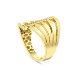 Altın Tasarım Yüzük - 14K