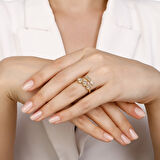 Altın Tasarım Yüzük - 14K