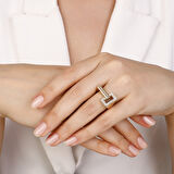 Tasarım Altın Yüzük - 14K - 3.38gr