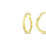 Altın Halka Küpe - 14K