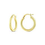 Altın Halka Küpe - 14K