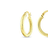 Altın Halka Küpe - 14K