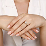 Altın Tektaş Yüzük - 14K