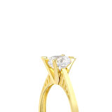 Altın Tektaş Yüzük - 14K